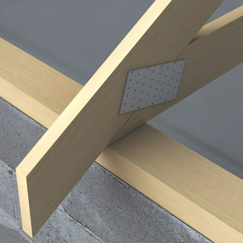 Galvanised Nail Plate 80 x 200mm