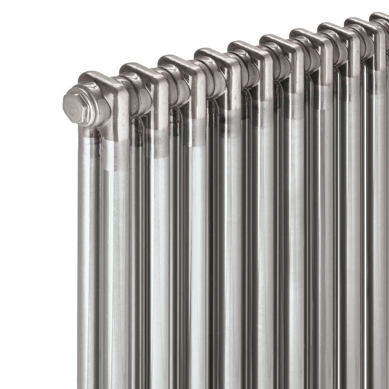 Arlberg Classic 2 Column Raw Metal Lacquered Radiator 600 x 628mm 2009Btu