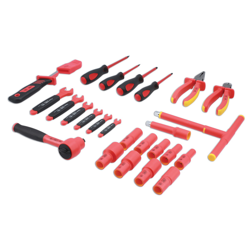 Laser Insulated Tool Kit 3/8"D 25 Piece