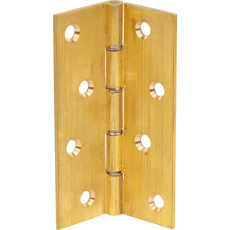 Double Steel Washered Hinge Self-coloured 76mm