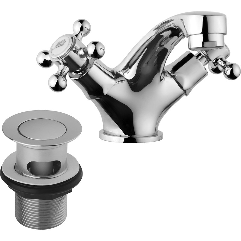 Ebb + Flo Traditional Taps Basin Mixer