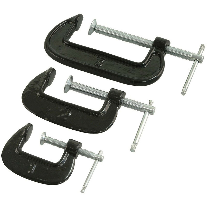 Heavy Duty G Clamps 1,2 & 3”