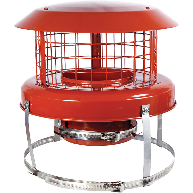 High Top Flex Terracotta Chimney Liner Cowl 6" - 150mm