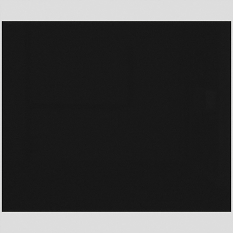 Splashback Matt Black Self-Adhesive Glass Splashback 900 x 750mm