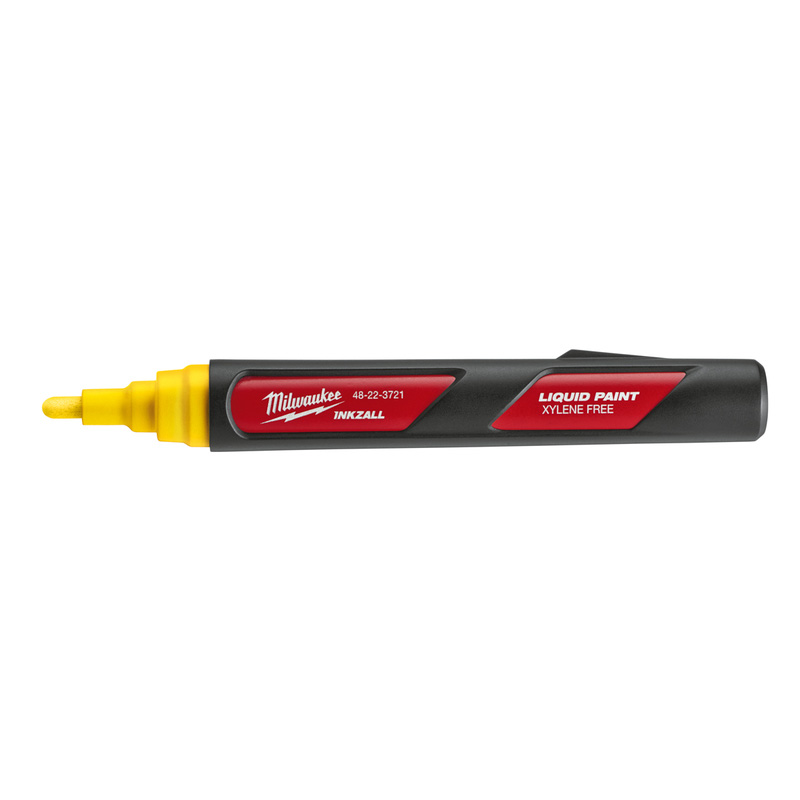 Milwaukee Inkzall Liquid Paint Marker Yellow