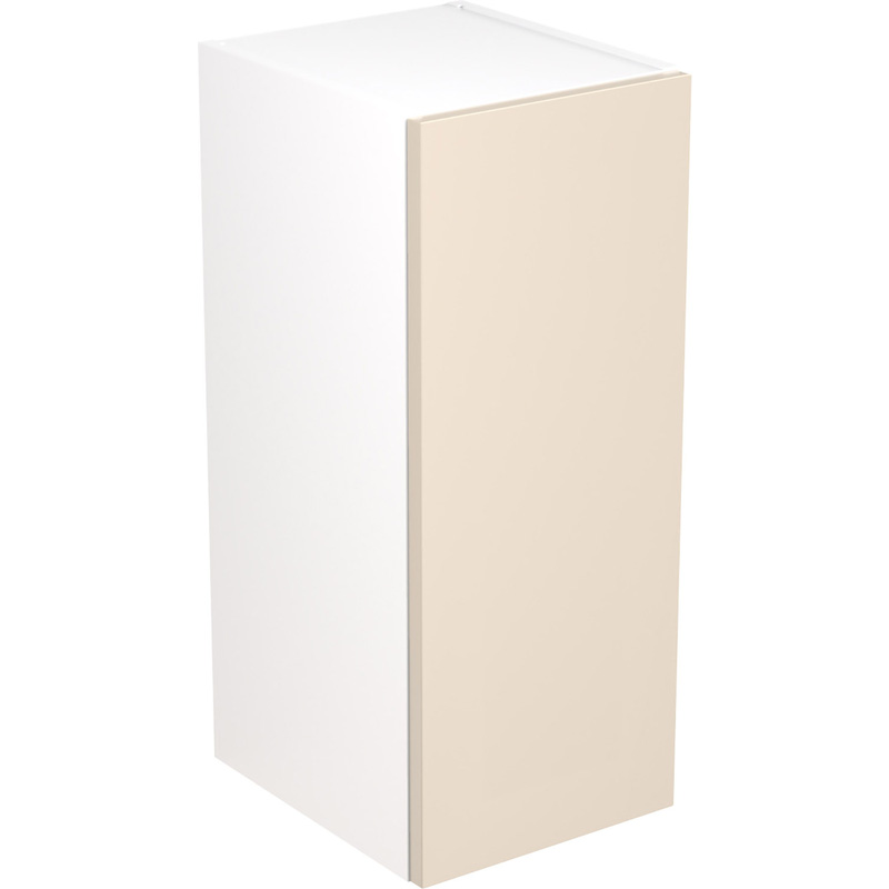 Kitchen Kit Ready Made Slab Kitchen Cabinet Wall Unit Super Gloss Cashmere 300mm