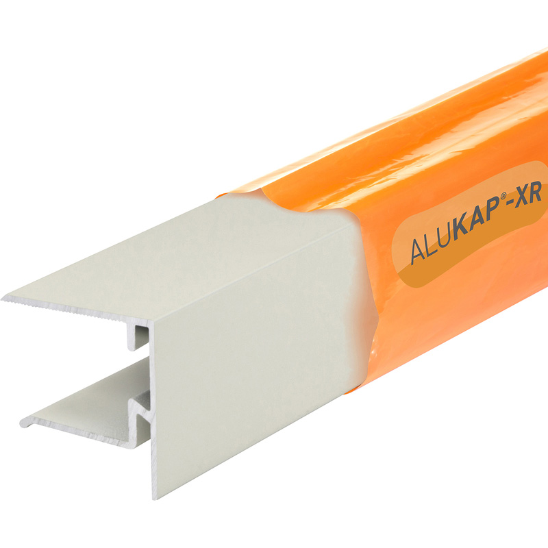 Alukap-XR Sheet End Stop Bar for Axiome Sheets 25mm x 3m White