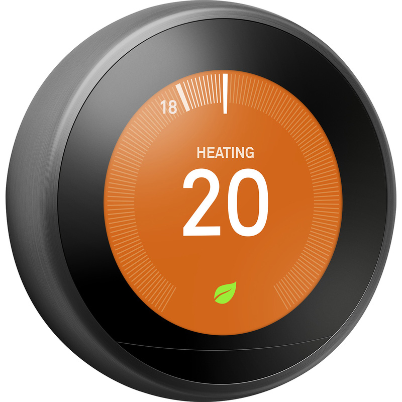 Google Nest Smart Learning Thermostat Black T3029EX