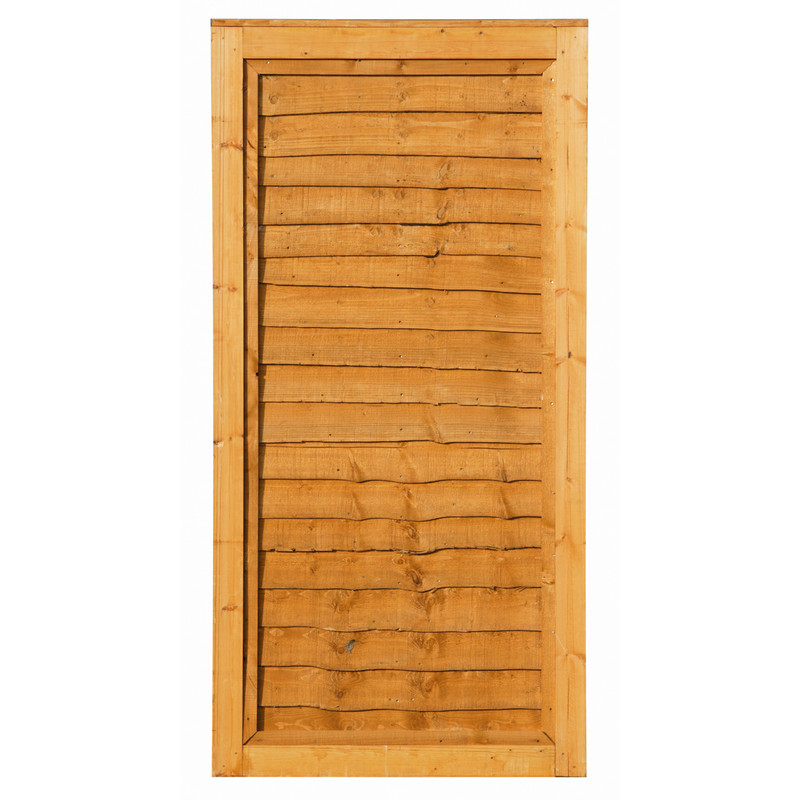 Forest Garden Dip Treated Lap Gate 182cm (h) x 91cm (w) x 4.4cm (d)
