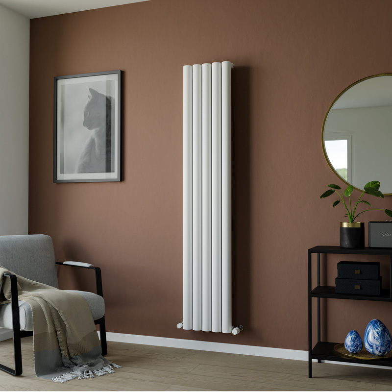Ximax Amber Aluminium Designer Radiator 1800 x 345mm  3205Btu White