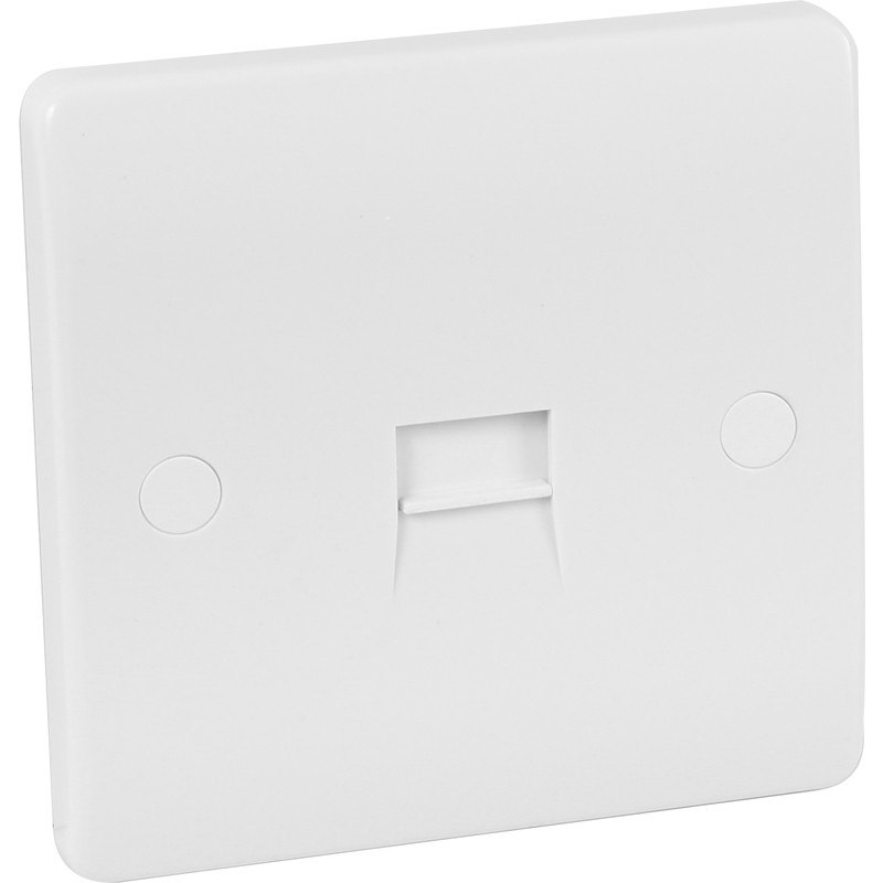 Click Mode Telephone Socket 1 Gang Secondary