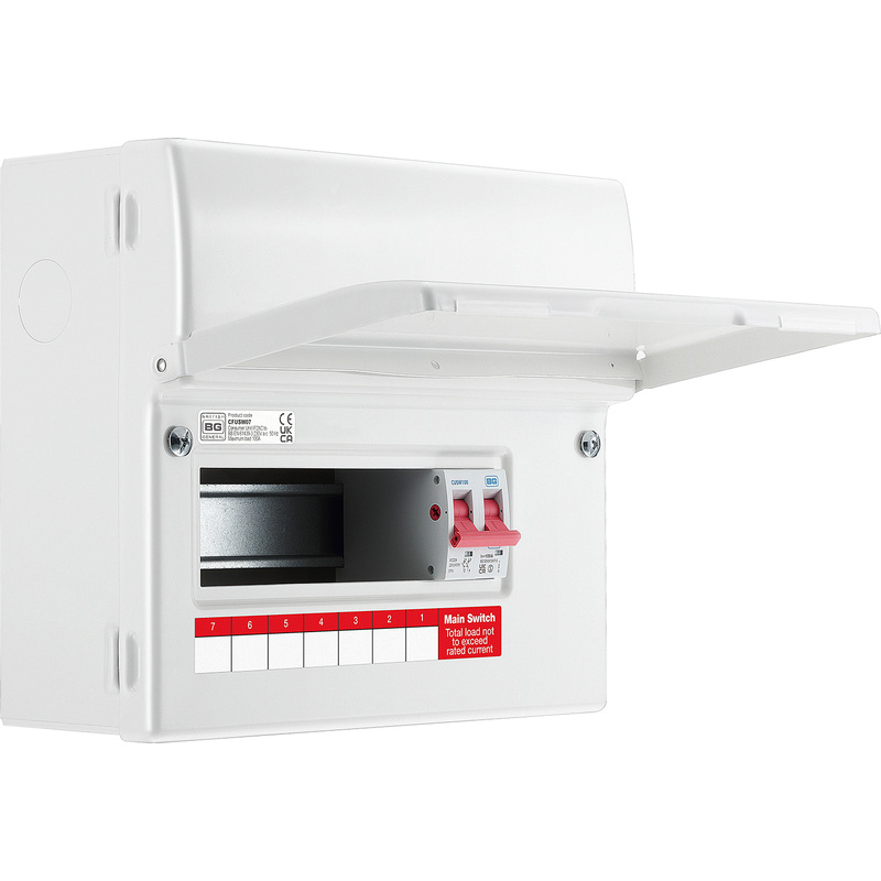 BG Metal 100A Consumer Unit 7 Way