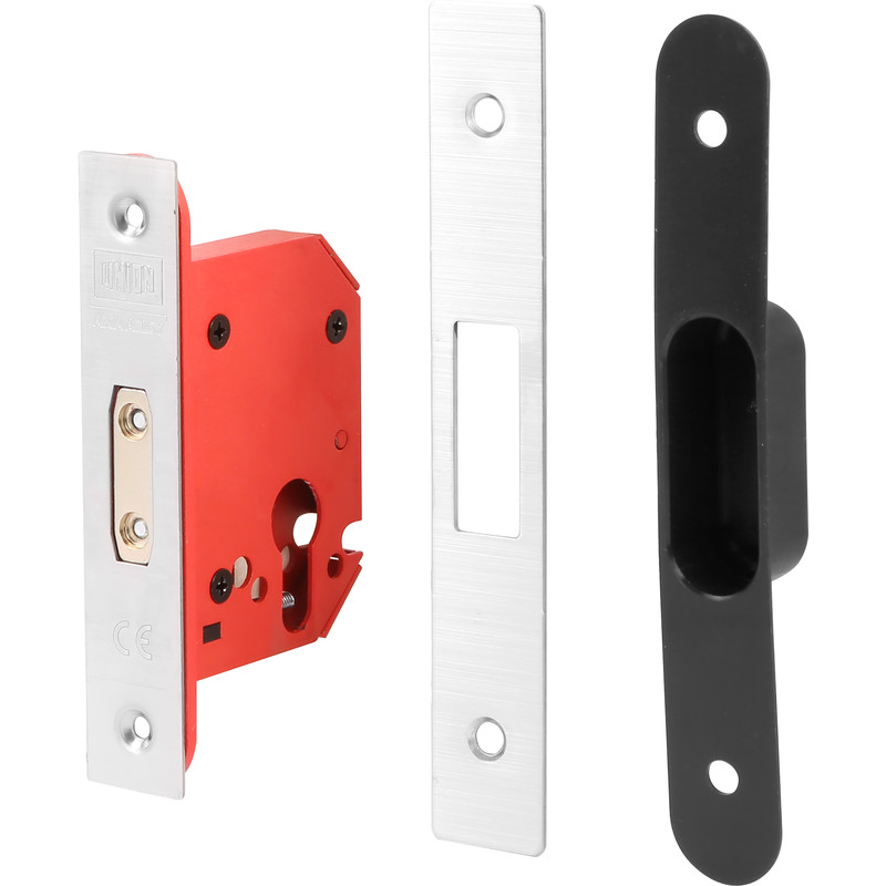 Union StrongBOLT Euro Profile Deadlock 64mm Satin