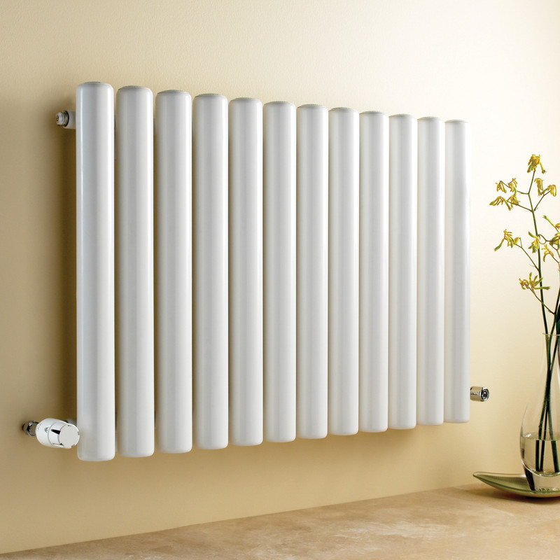Ximax Devon Round Tube Designer Radiator 600 x 885mm 3232Btu White