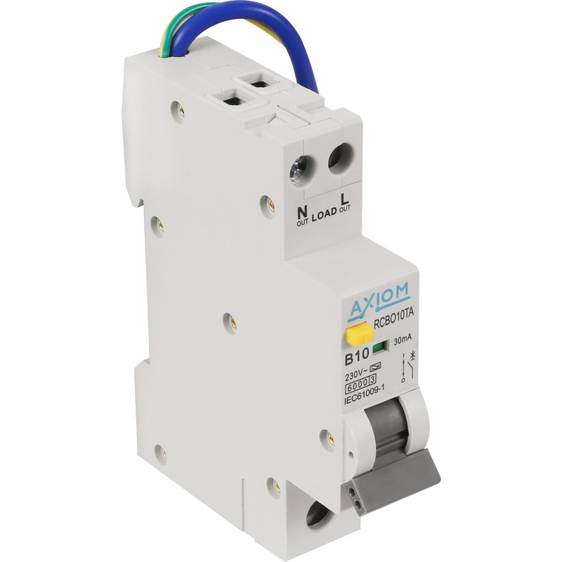 Axiom Mini RCBO A Type 10A 30mA