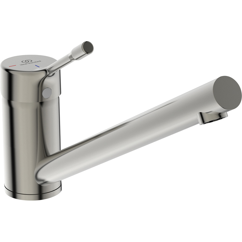 Ideal Standard Ceralook Mono Mixer Kitchen Tap Silver Storm