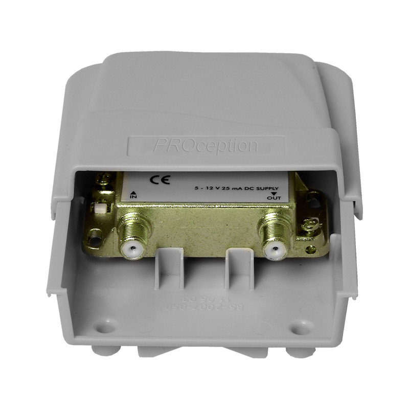 PROception UHF TV Masthead Amplifier 27dB 1 Way High