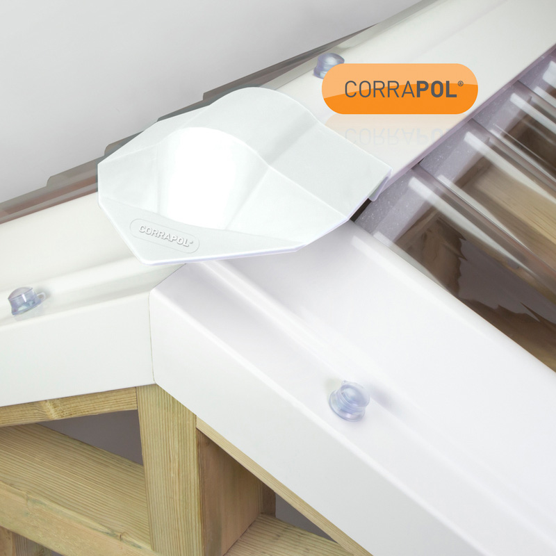 Corrapol Super Ridge Endcap White