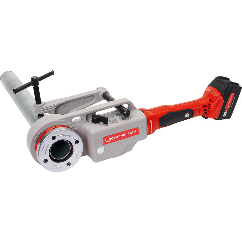 Rothenberger Supertronic 2000E Cordless Power Threader 1/2" - 2" (4.0Ah Battery)