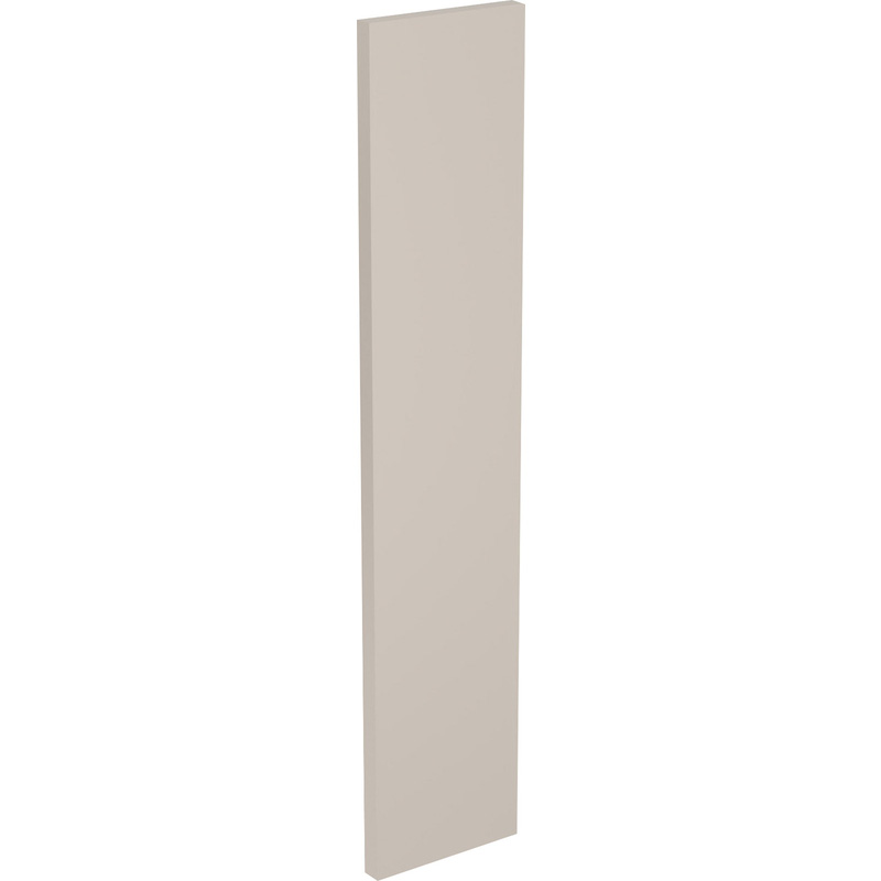 Kitchen Kit Flatpack Value Slab Kitchen Cabinet Filler Matt Light Grey 715x146mm