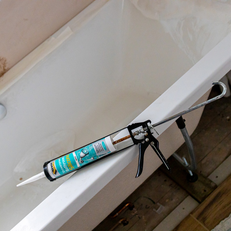 Showerproof Bathroom Silicone 280ml Clear