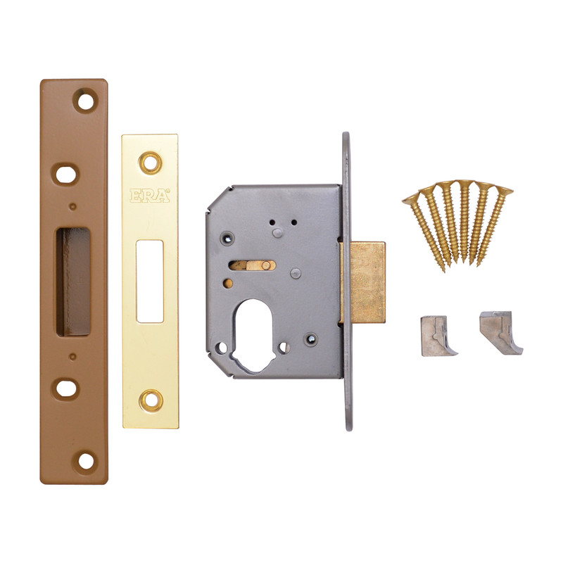 ERA Pro-Fit Euro Profile Deadlock 64mm Brass