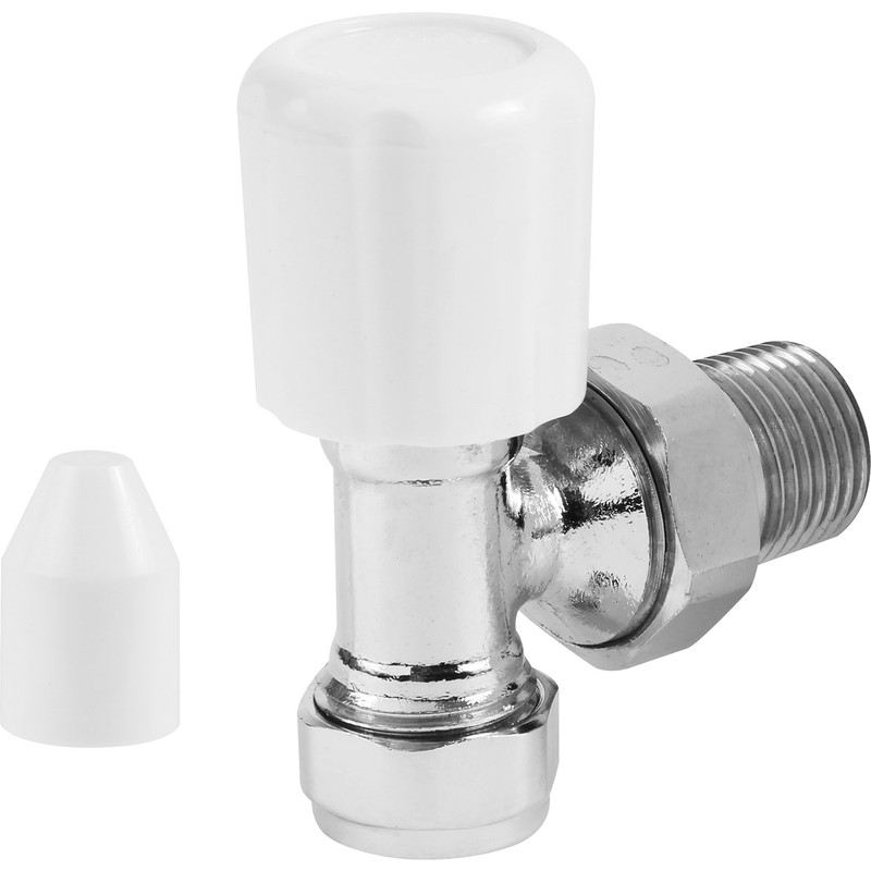 Angled Radiator Valve CP 10mm