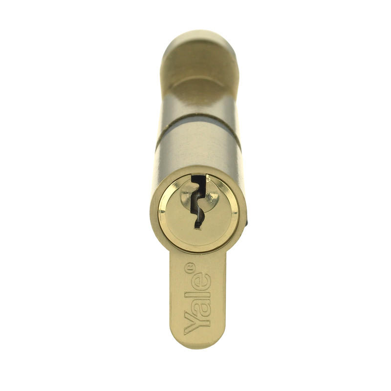 Yale 6 Pin Euro Thumbturn Cylinder 35-10-35mm Brass