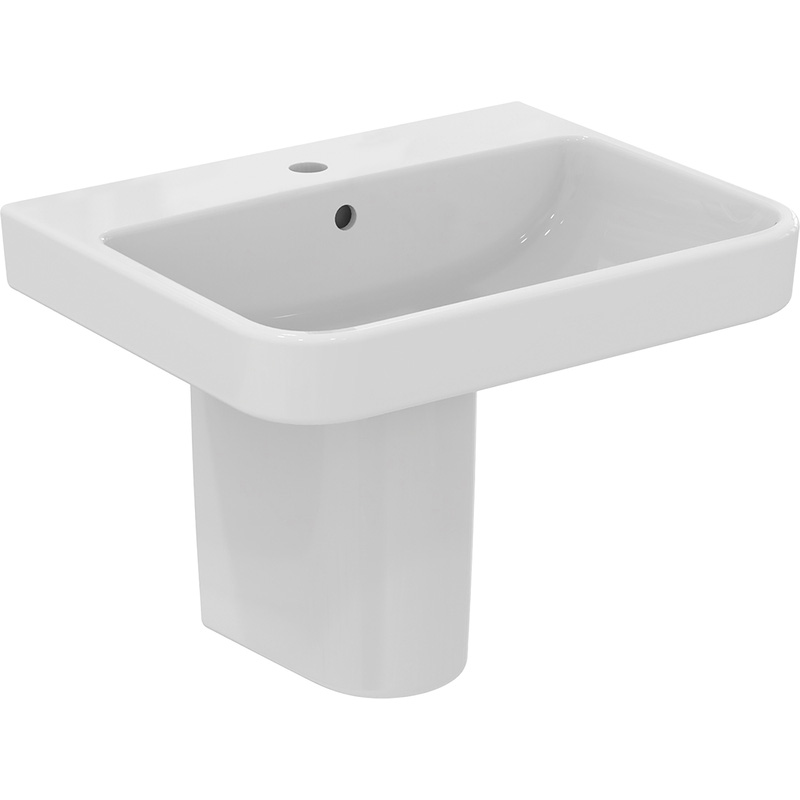 Ideal Standard i.life B Basin and Semi-Pedestal 60cm 1 Tap Hole
