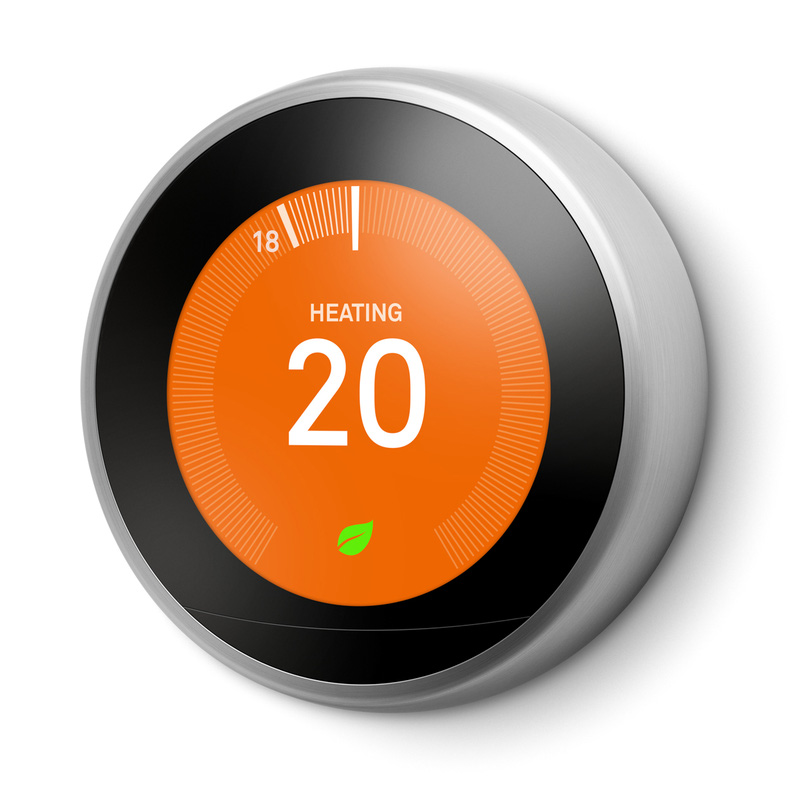 Google Nest Smart Learning Thermostat Pro Edition Stainless HF001631-GB