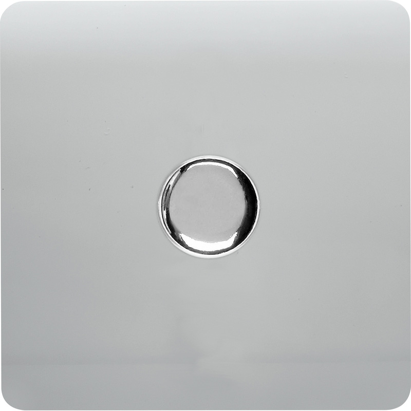 Trendiswitch Silver 1 Gang LED Dimmer Switch 1 Gang