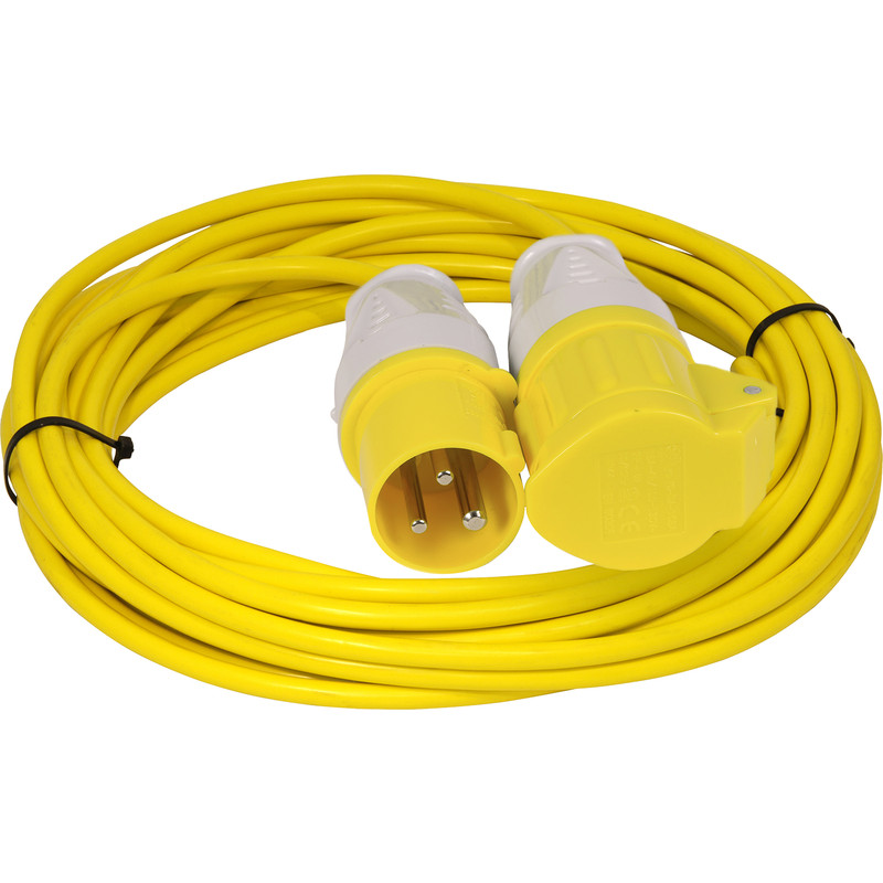 Masterplug 1 Gang 16A Extension Lead 15m 110V