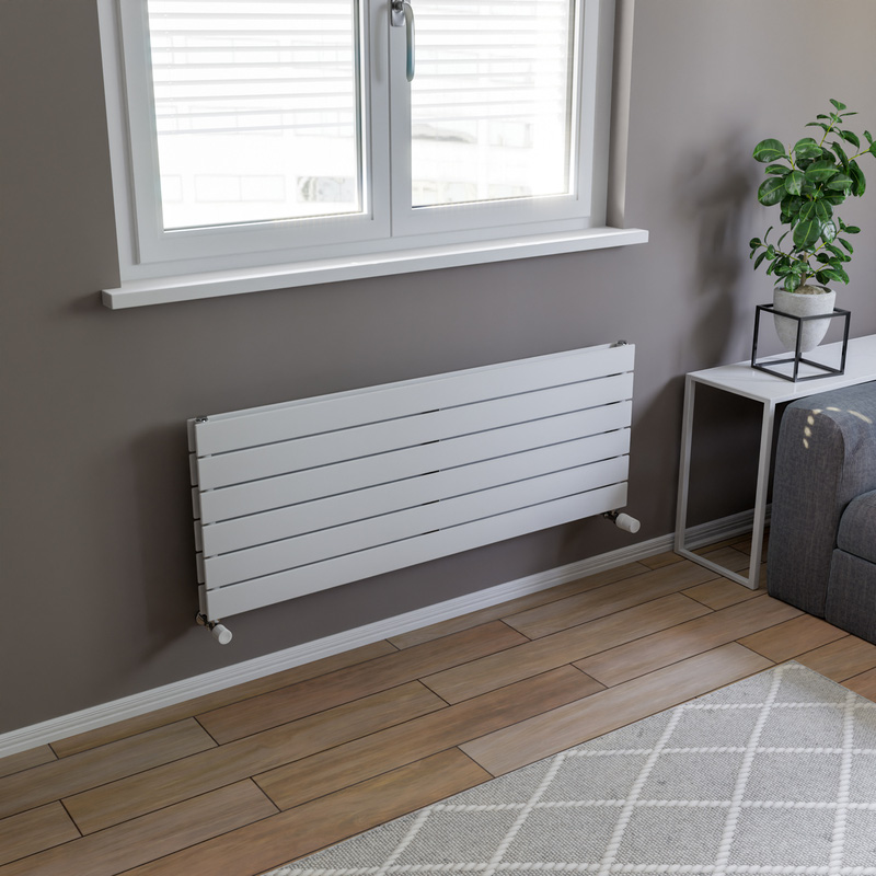 Ximax Oxford Duo Horizontal Designer Radiator 445 x 1200mm 3120Btu White