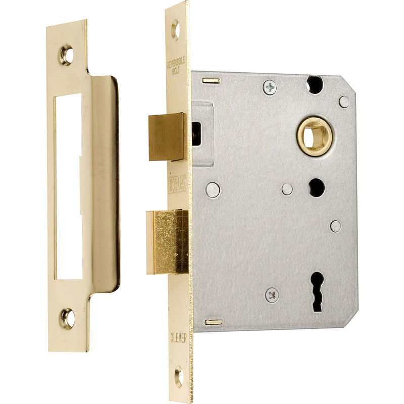 ERA 3 Lever Mortice Sashlock 76mm Chrome