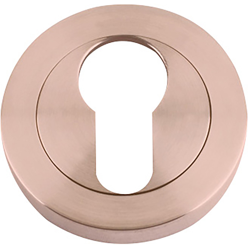 Stanza Euro Escutcheon Tuscan Rose Gold