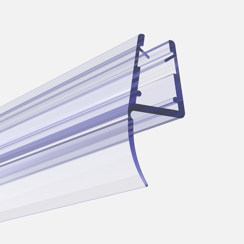 Aqualux 6mm Shower Door Seal For Pivot Door