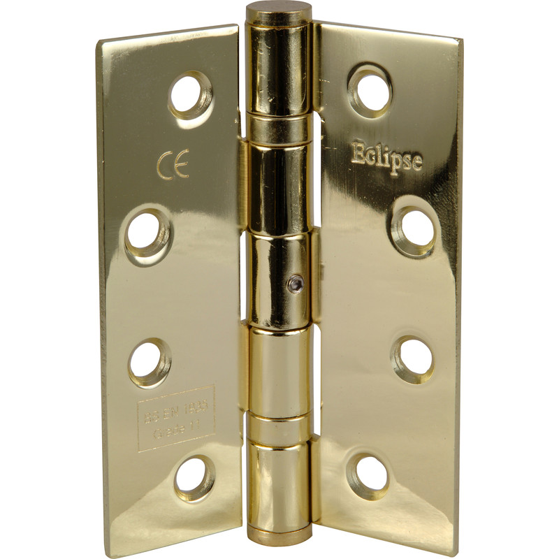 Grade 11 Ball Bearing Fire Hinge Electro Brassed