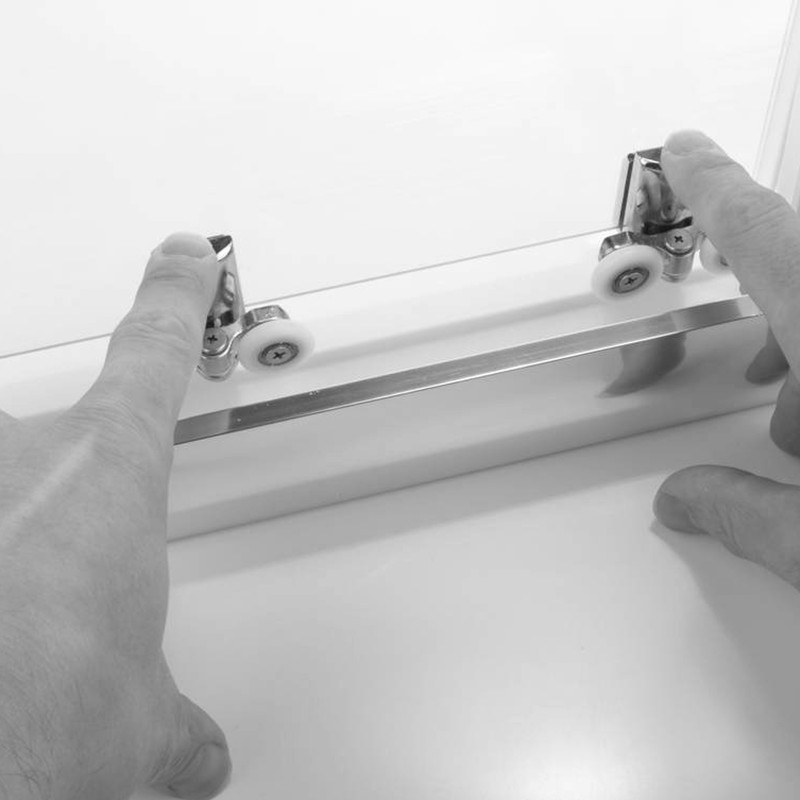 Merlyn NIX Sliding 2 Door Quadrant Shower Enclosure Offset 1200mm x 800mm