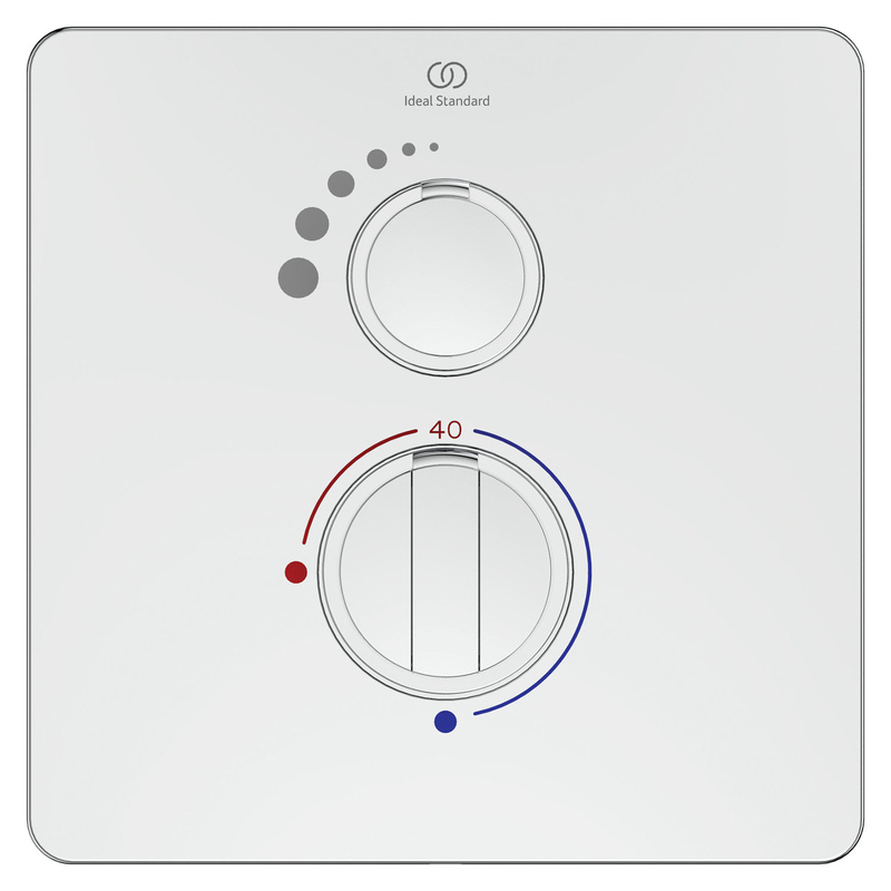 Ideal Standard Easybox Thermostatic Concealed Single Outlet Shower Valve Square