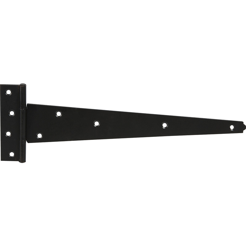GateMate Medium Tee Hinges 300mm Epoxy Black