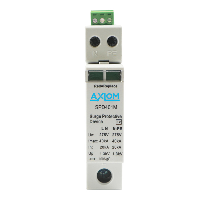Axiom Type 2 Surge Protection Device SP+N (SPD) 40kA