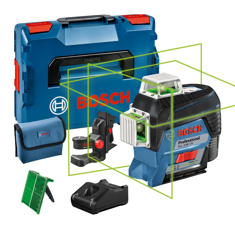 Bosch Professional GLL380CG 12V Multi Line Laser Level Green
