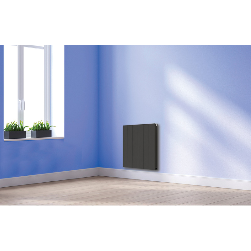 Towelrads Ascot Double Panel Designer Radiator Anthracite 600 x 817mm