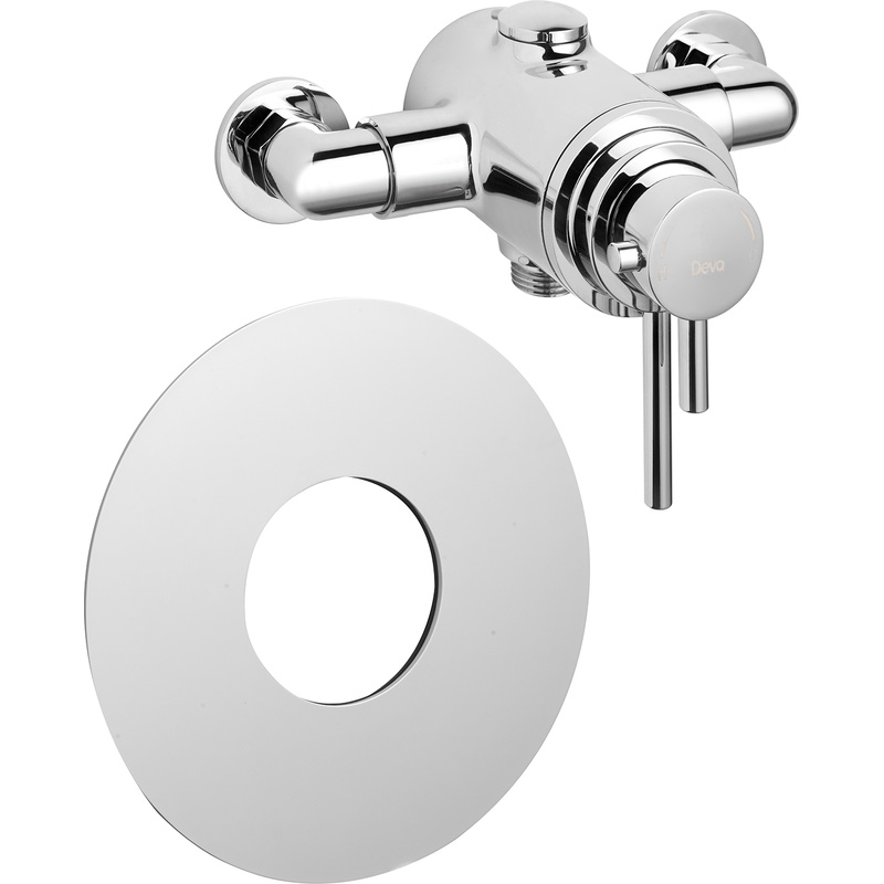Deva Exposed/Concealed Dual Control Thermostatic Mixer Shower Valve