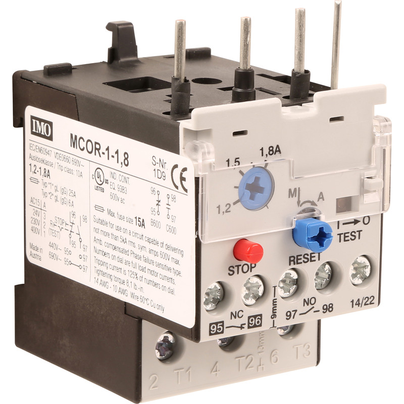 IMO Overload Relay 13 To 18A