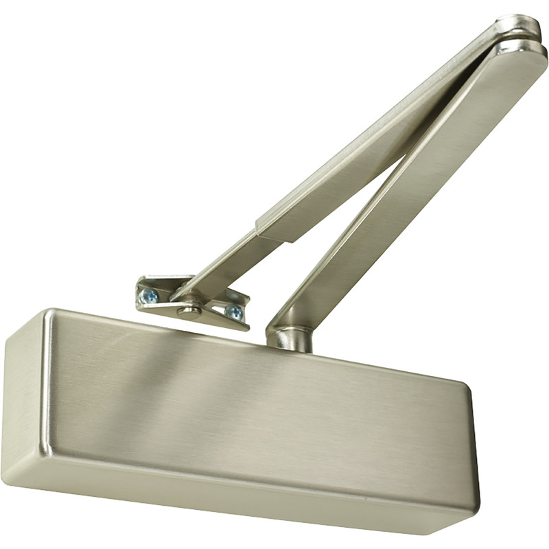 Rutland TS.3204 Door Closer Satin Nickel Size 3, With Cover