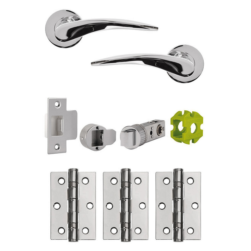 Jigtech Vecta Door Pack Polished Latch