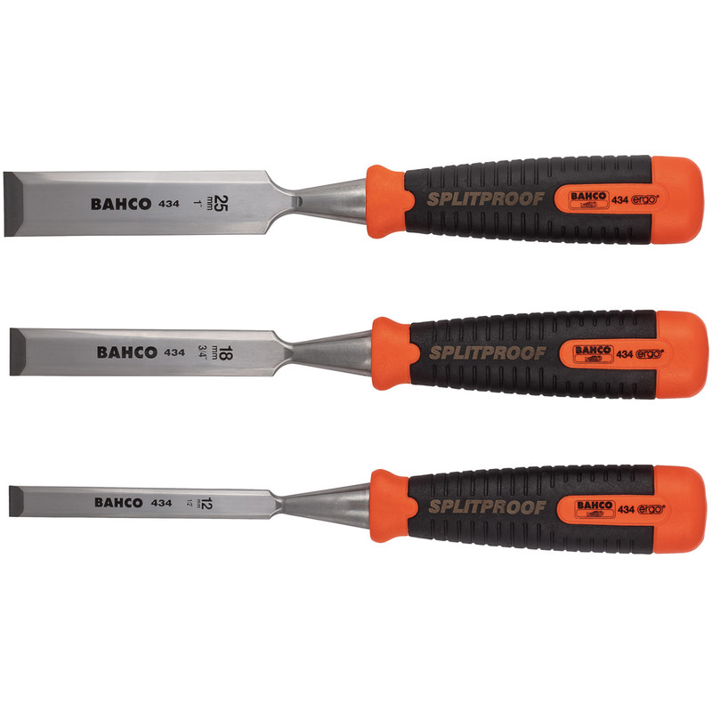 Bahco Ergo Split-proof Chisel Set