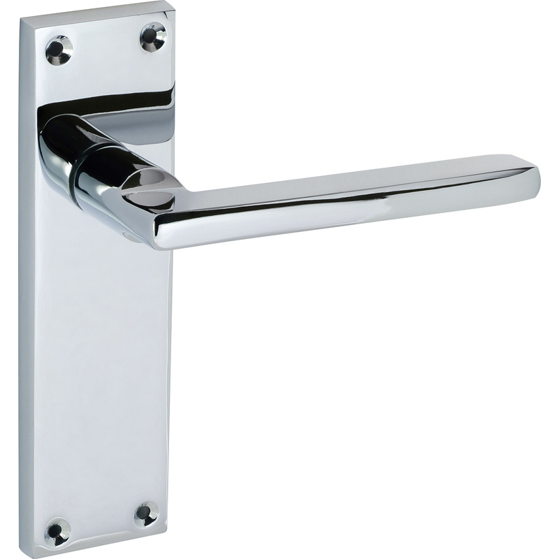 Eclipse Auriga Door Handles Polished Latch