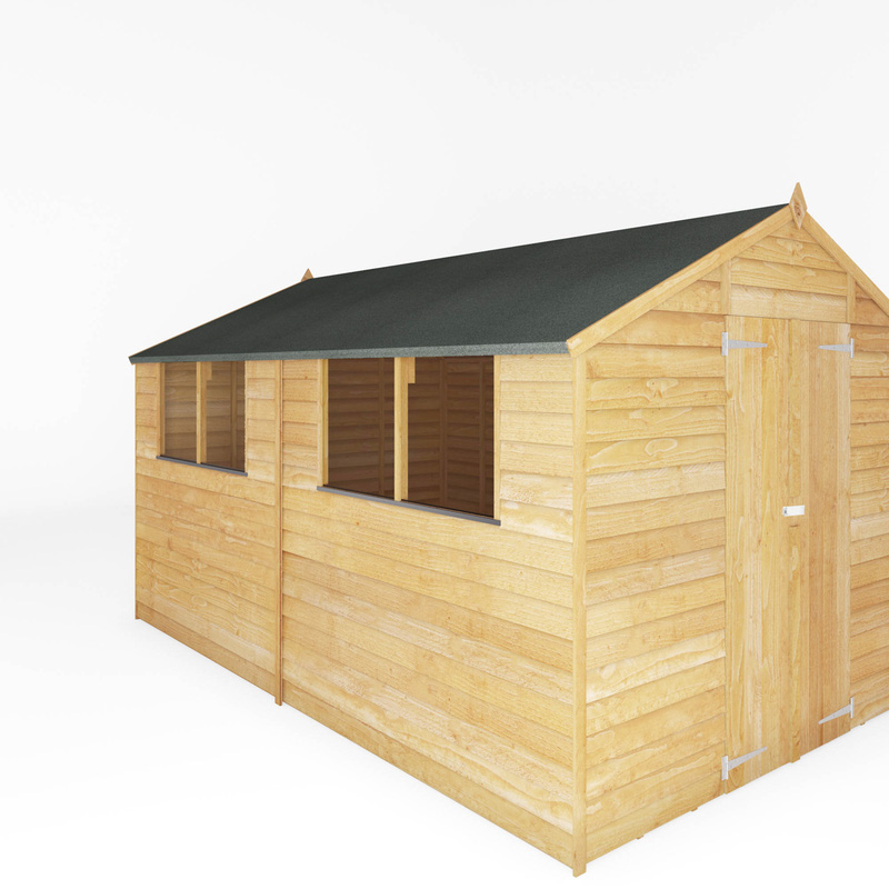 Mercia Overlap Apex Shed 12' x 8'